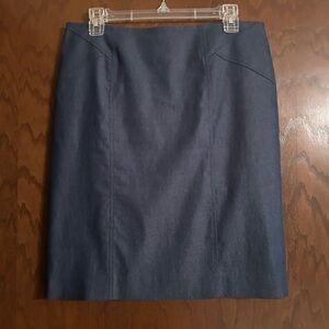 Anne Klein Dark Blue Pencil Skirt